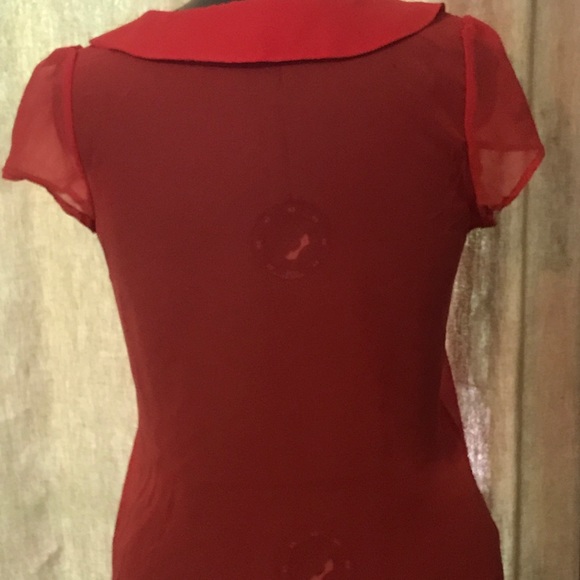 Miss Cheivous sheer top - Picture 4 of 5